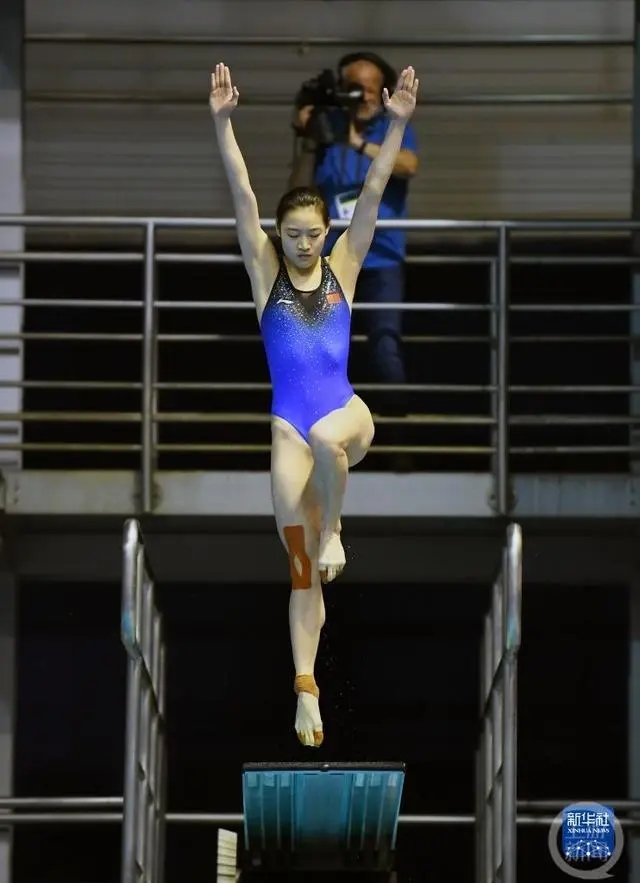 2022年湖北女孩昌雅妮跳水世界杯获双冠